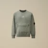 U16 Light Fleece Mixed Crewneck Lens Sweatshirt
