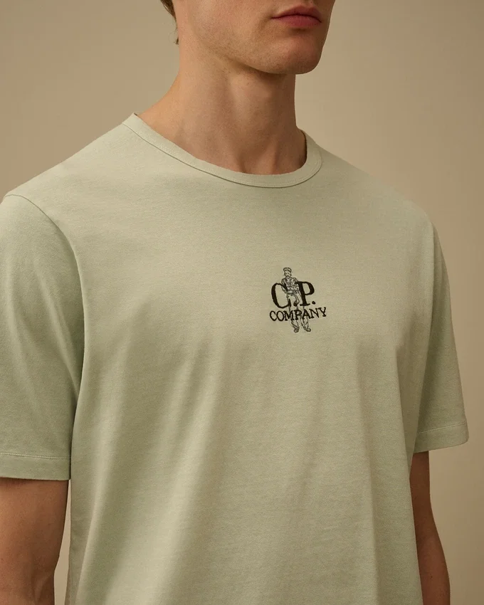 1020 Jersey Short Sleeve Embroidery T-Shirt