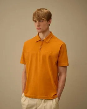 1020 Jersey Short Sleeve Half Zip Polo
