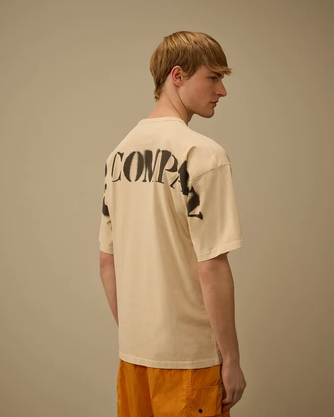1020 Jersey Short Sleeve Stencil T-Shirt