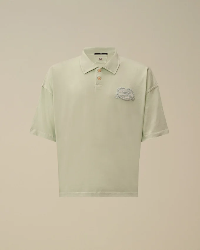 20/1 Jersey Short Sleeve Boxy Logo Polo