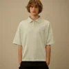 20/1 Jersey Short Sleeve Boxy Logo Polo