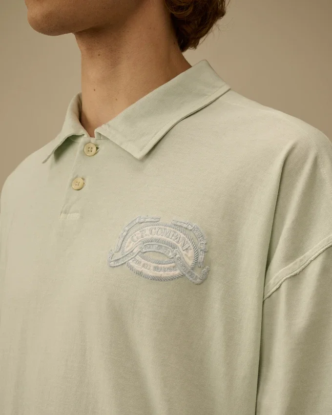 20/1 Jersey Short Sleeve Boxy Logo Polo