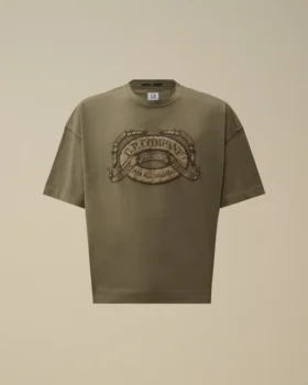 20/1 Jersey Short Sleeve Boxy Logo T-Shirt