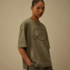 20/1 Jersey Short Sleeve Boxy Logo T-Shirt