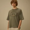 20/1 Jersey Short Sleeve Boxy Logo T-Shirt