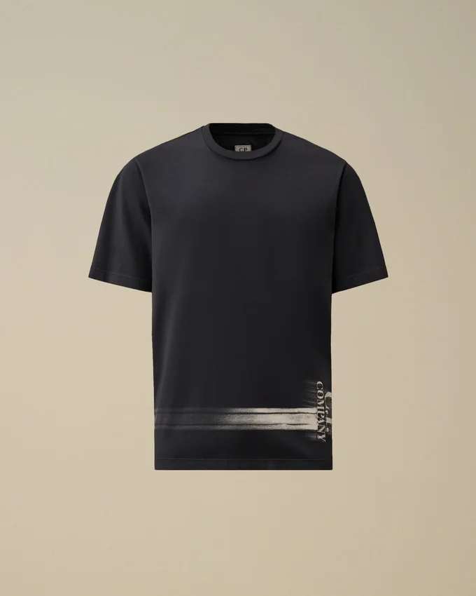24/1 Jersey Short Sleeve Bottom Logo T-Shirt