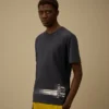 24/1 Jersey Short Sleeve Bottom Logo T-Shirt
