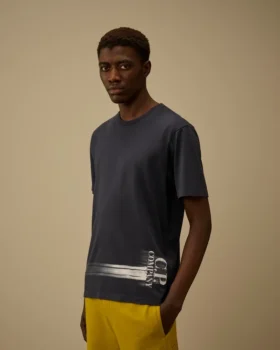 24/1 Jersey Short Sleeve Bottom Logo T-Shirt