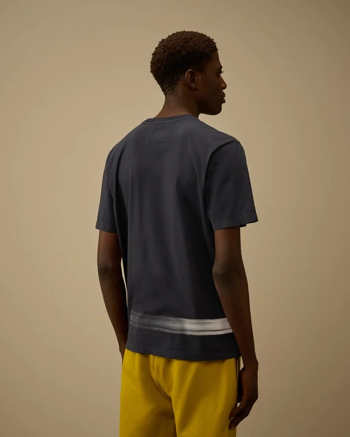 24/1 Jersey Short Sleeve Bottom Logo T-Shirt