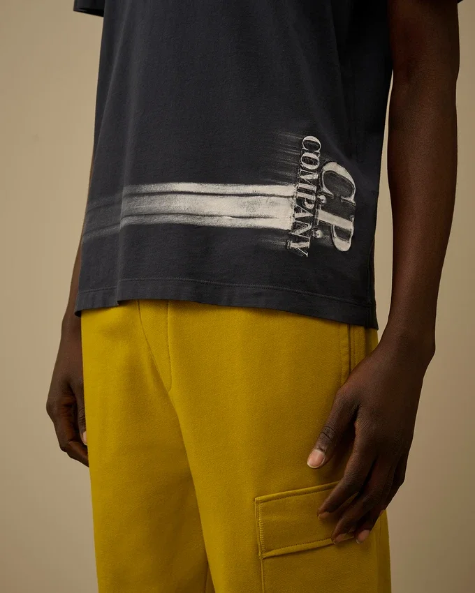 24/1 Jersey Short Sleeve Bottom Logo T-Shirt