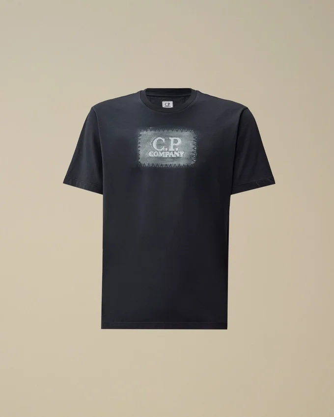 24/1 Jersey Short Sleeve Logo Label T-Shirt