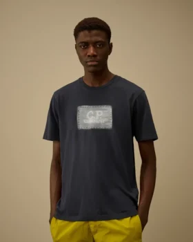 24/1 Jersey Short Sleeve Logo Label T-Shirt