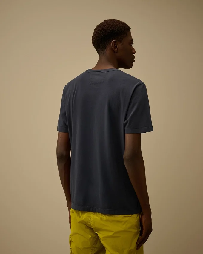 24/1 Jersey Short Sleeve Logo Label T-Shirt