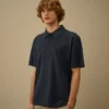 24/1 Piquet Button Short Sleeve Polo