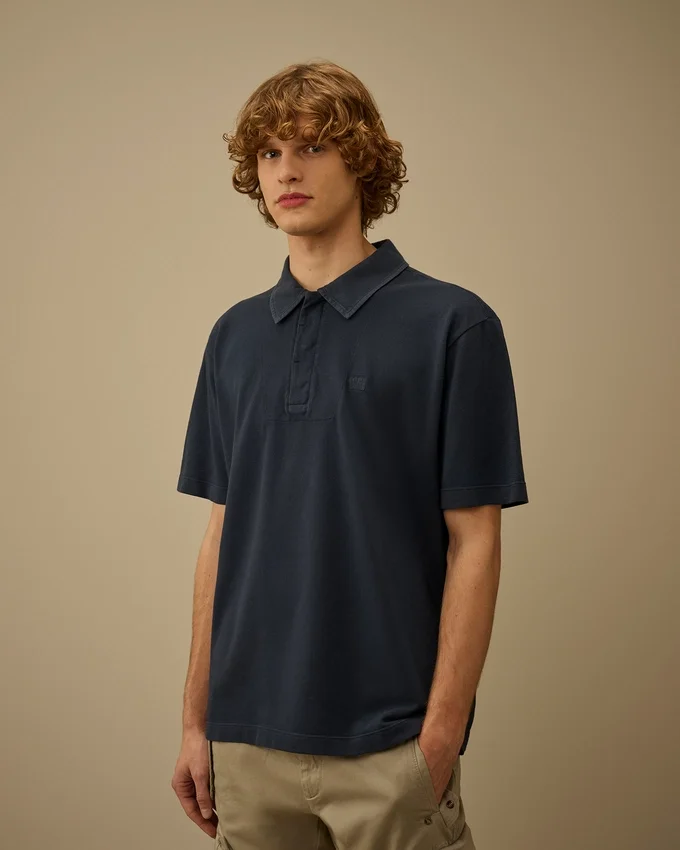 24/1 Piquet Button Short Sleeve Polo