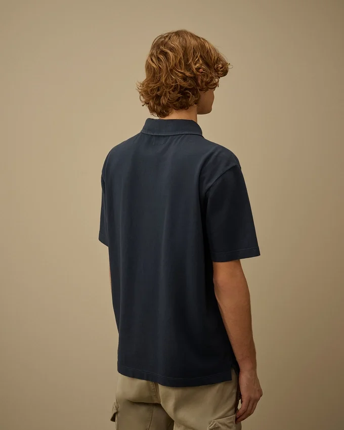 24/1 Piquet Button Short Sleeve Polo