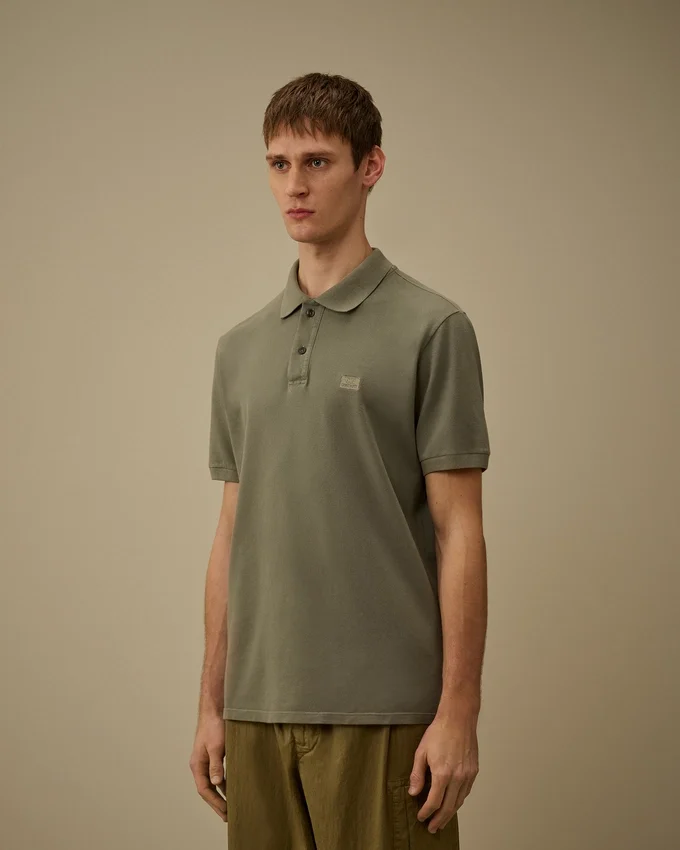 24/1 Piquet Pigment Dyed Short Sleeve Polo