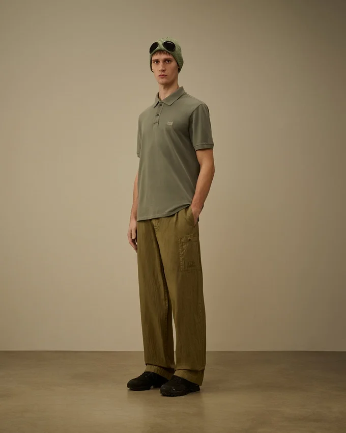 24/1 Piquet Pigment Dyed Short Sleeve Polo