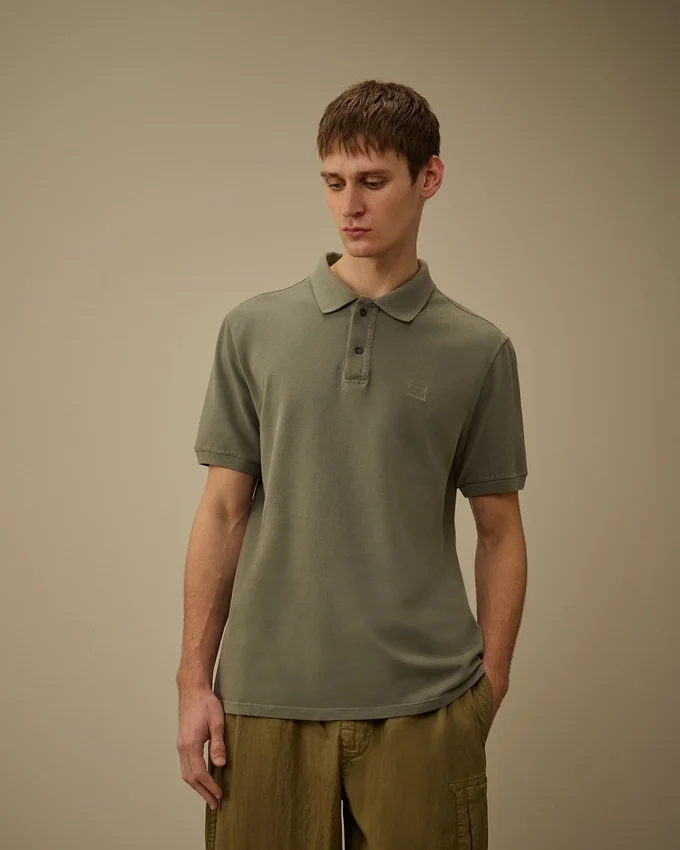 24/1 Piquet Pigment Dyed Short Sleeve Polo