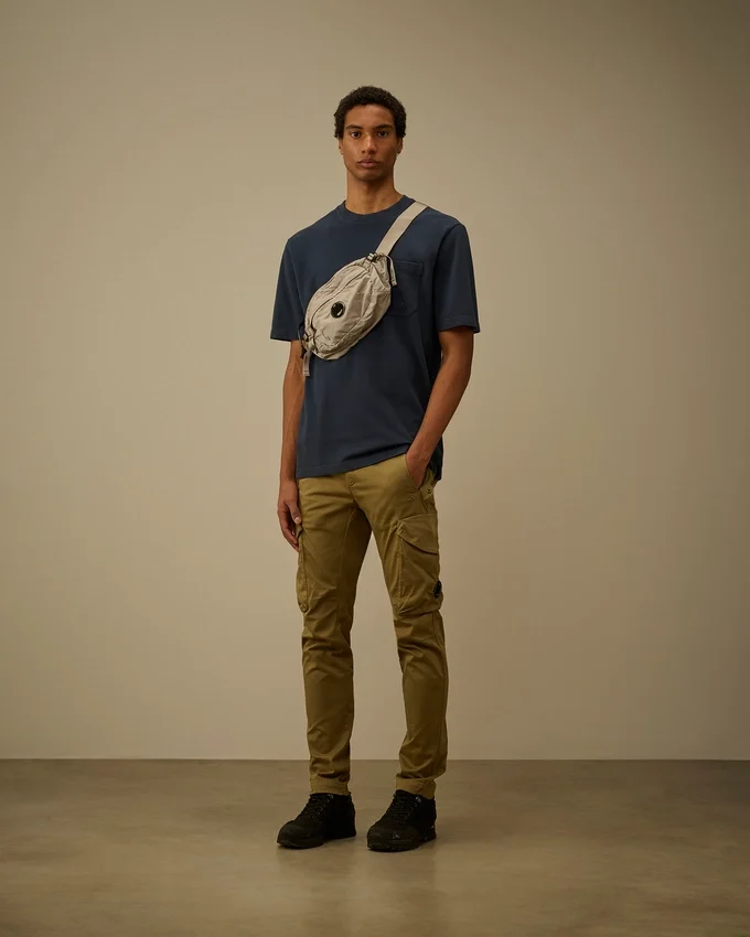 24/1 Piquet Pigment Dyed Short Sleeve T-Shirt