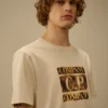 30/1 Jersey Short Sleeve Faded Logo T-Shirt