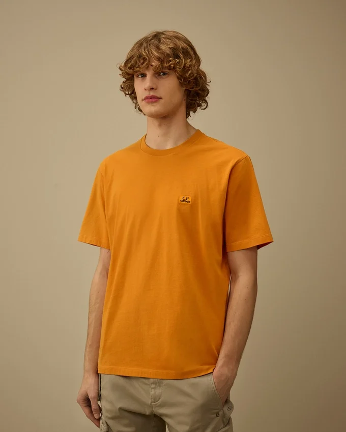 30/1 Jersey Short Sleeve Logo Patch T-Shirt