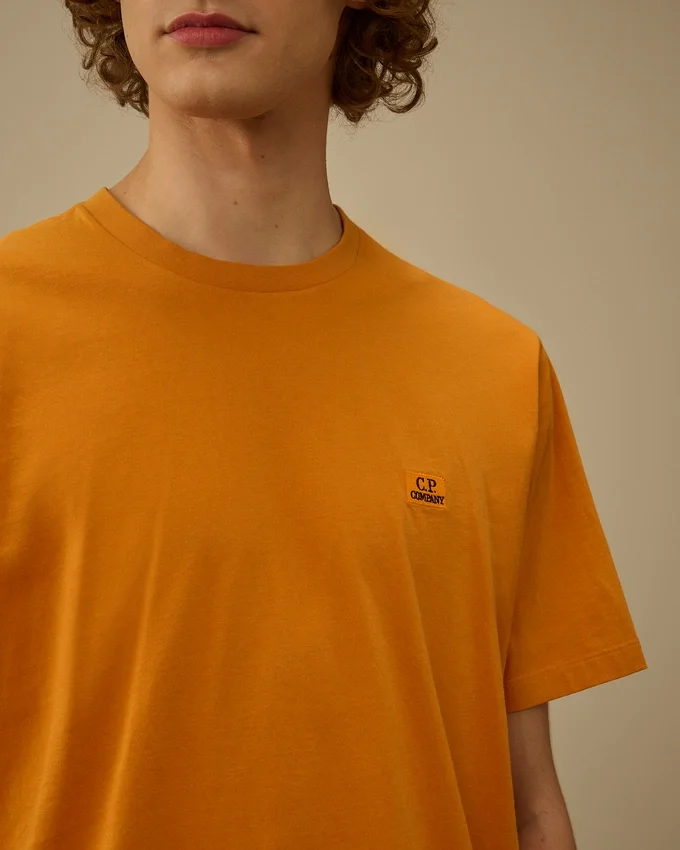 30/1 Jersey Short Sleeve Logo Patch T-Shirt