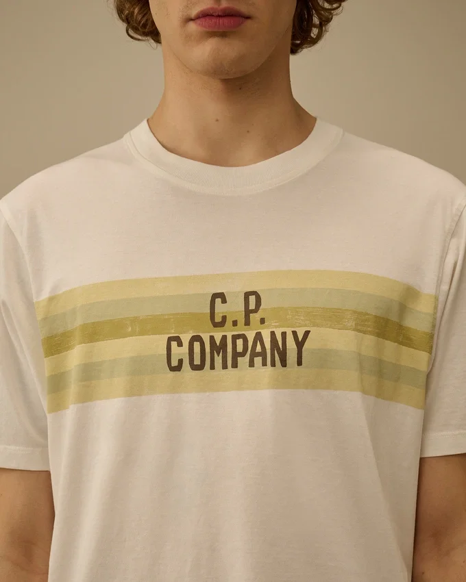 30/1 Jersey Short Sleeve Striped T-Shirt