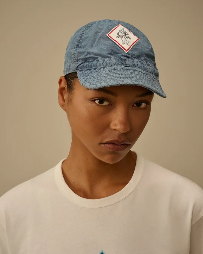 50 Fili Indigo Bleached Cap
