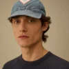 50 Fili Indigo Bleached Cap