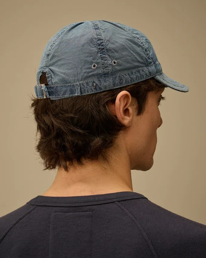 50 Fili Indigo Bleached Cap