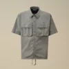 50 Fili Short Sleeve Zip Shirt