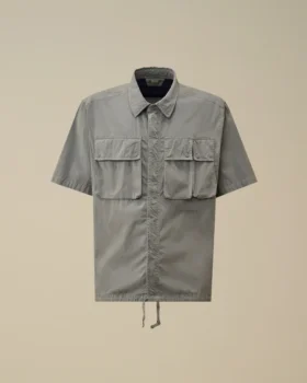 50 Fili Short Sleeve Zip Shirt