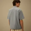 50 Fili Short Sleeve Zip Shirt