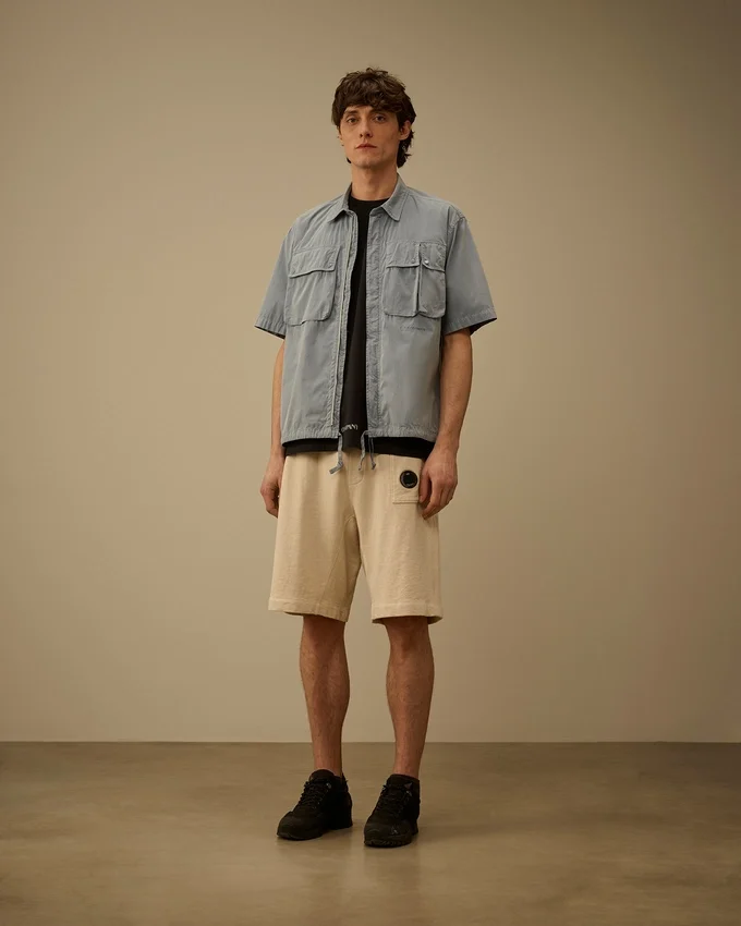 50 Fili Short Sleeve Zip Shirt