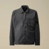 50 Fili Wax Zipped Lens Overshirt