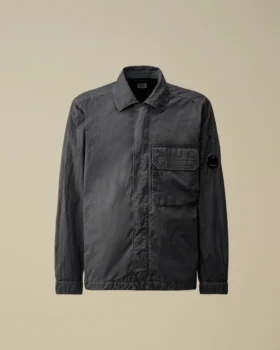 50 Fili Wax Zipped Lens Overshirt