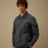 50 Fili Wax Zipped Lens Overshirt