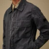 50 Fili Wax Zipped Lens Overshirt