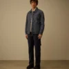 50 Fili Wax Zipped Lens Overshirt