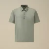 70/2 Mercerized Jersey Gasato Short Sleeve Logo Polo