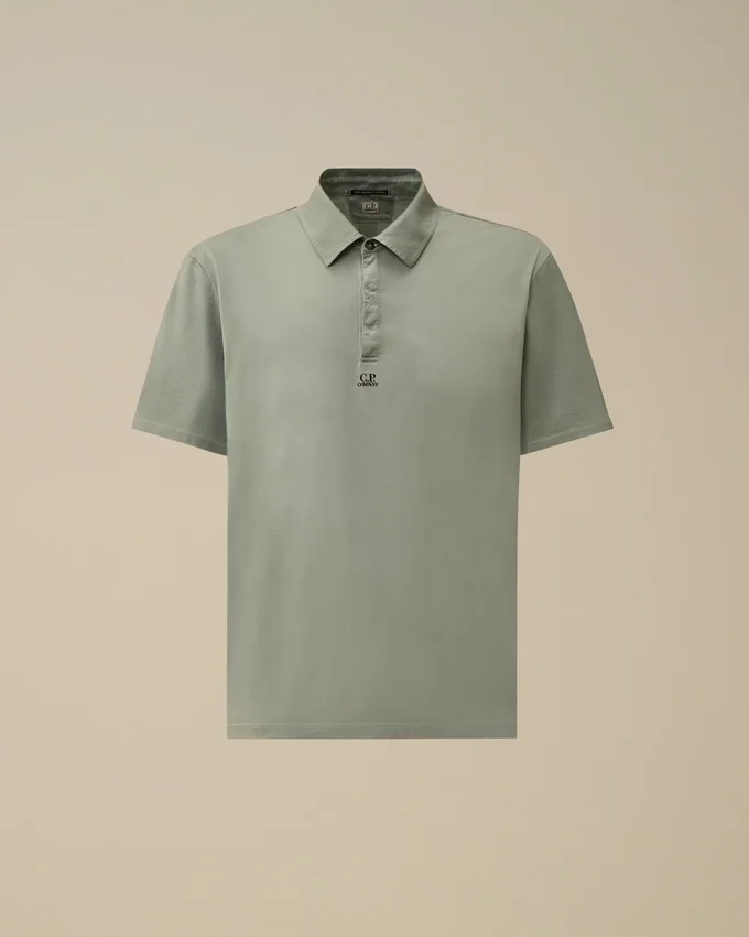 70/2 Mercerized Jersey Gasato Short Sleeve Logo Polo