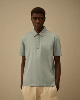 70/2 Mercerized Jersey Gasato Short Sleeve Logo Polo