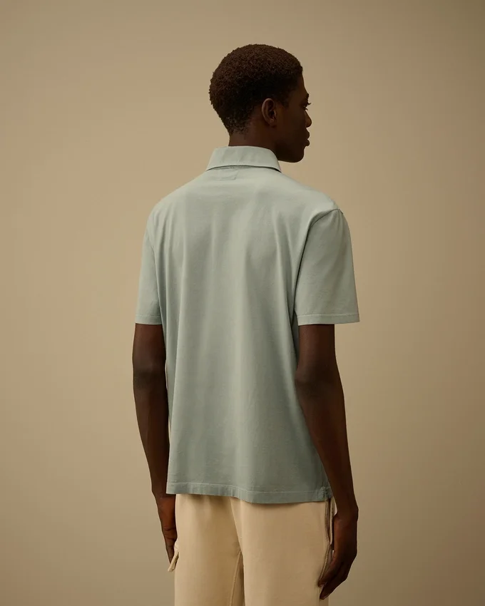 70/2 Mercerized Jersey Gasato Short Sleeve Logo Polo