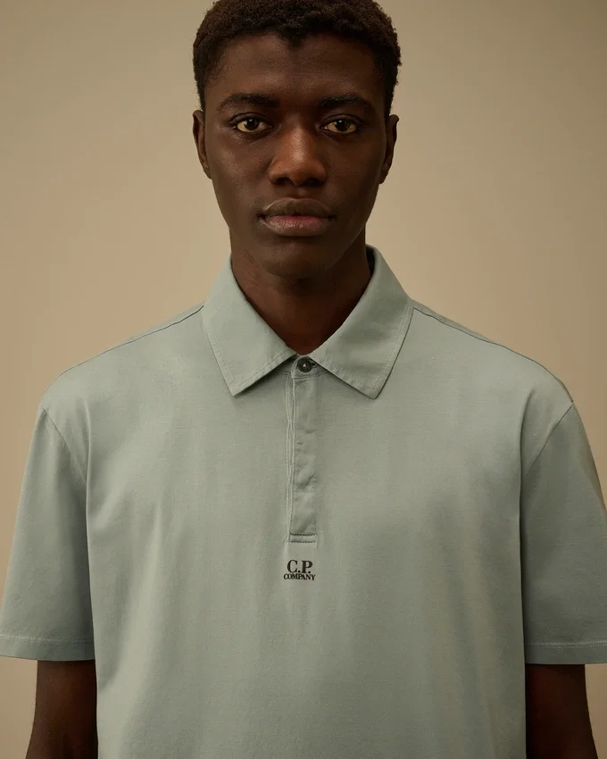 70/2 Mercerized Jersey Gasato Short Sleeve Logo Polo