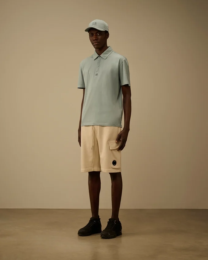 70/2 Mercerized Jersey Gasato Short Sleeve Logo Polo