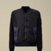 Bi-TM Mixed Lens Bomber Jacket