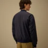 Bi-TM Mixed Lens Bomber Jacket