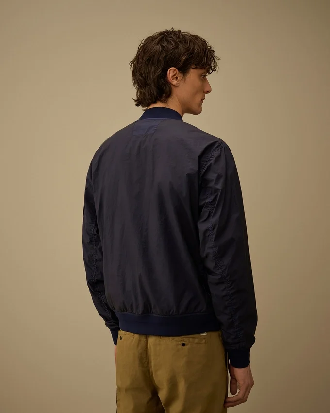 Bi-TM Mixed Lens Bomber Jacket